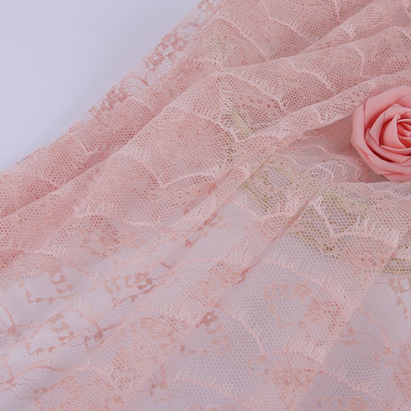 Lace Fabric Dress Wave Polyester for Women's Wear Wholesale Supplier 5